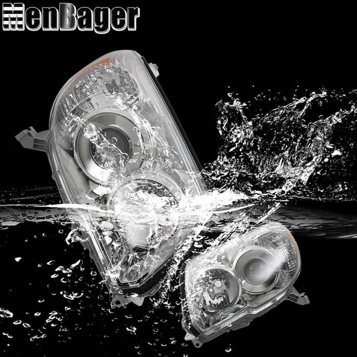 DURAFORCE Left+Right Side Halogen For Toyota 4Runner 2006-08-09 Headlights Chrome Housing