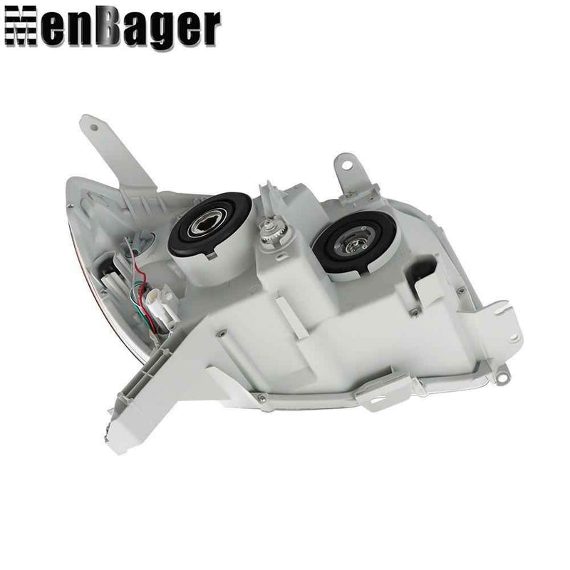 DURAFORCE Left+Right Side Halogen For Toyota 4Runner 2006-08-09 Headlights Chrome Housing