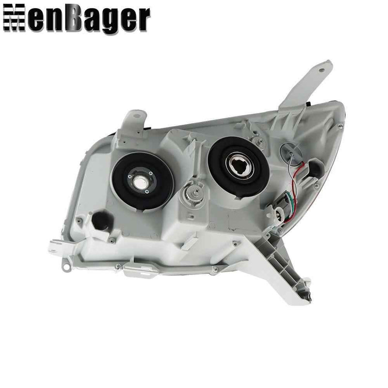 DURAFORCE Left+Right Side Halogen For Toyota 4Runner 2006-08-09 Headlights Chrome Housing