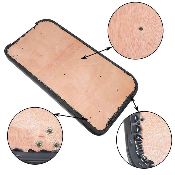 DURAFORCE Black Golf Cart Front Seat Cushion+ Backrest For EZGO Medalist TXT 1994-2013