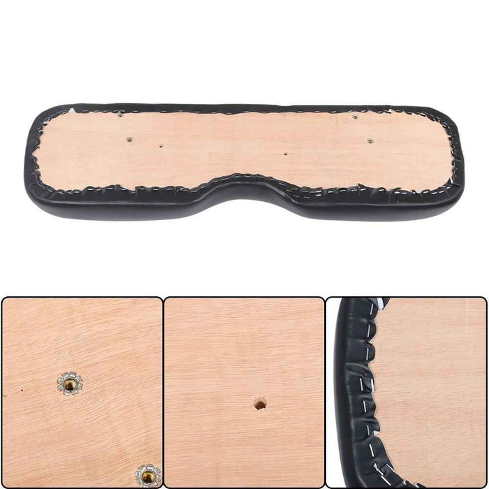 DURAFORCE Black Golf Cart Front Seat Cushion+ Backrest For EZGO Medalist TXT 1994-2013