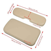 DURAFORCE Fit For E-Z-GO Medalist TXT Models -Tan 1994-2013 W/ Hardware Front Seat Cushion