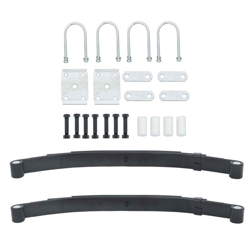 DURAFORCE 3500lb Single Trailer Axle Suspension Kit 1750lb 4 Leaf Springs with U bolt Kit