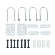 DURAFORCE 3500lb Single Trailer Axle Suspension Kit 1750lb 4 Leaf Springs with U bolt Kit