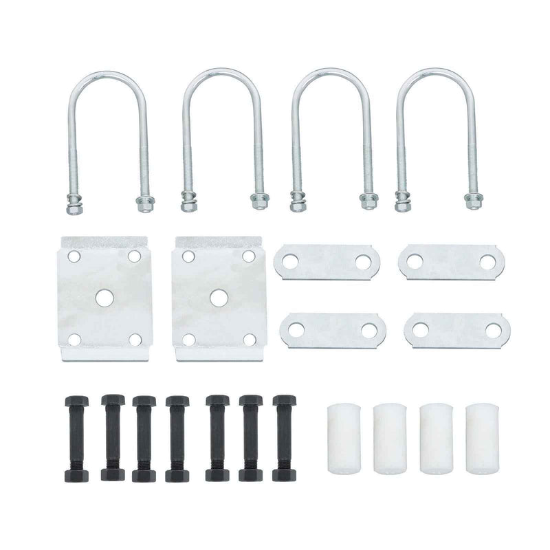 DURAFORCE 3500lb Single Trailer Axle Suspension Kit 1750lb 4 Leaf Springs with U bolt Kit