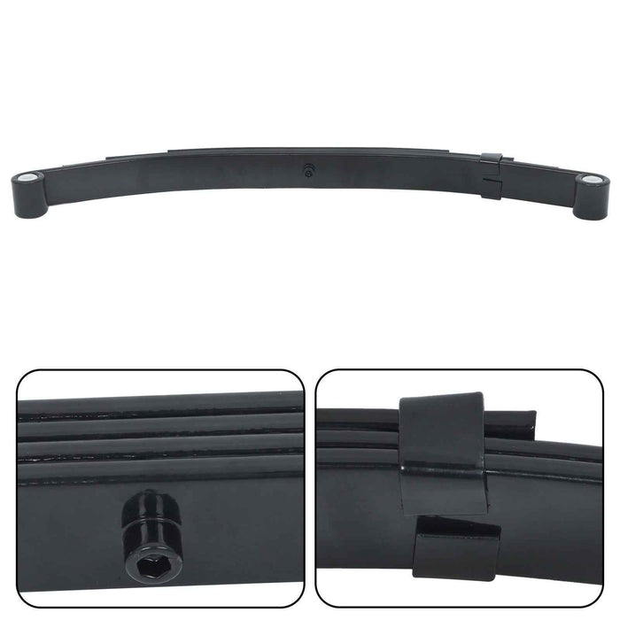 DURAFORCE 3500lb Single Trailer Axle Suspension Kit 1750lb 4 Leaf Springs with U bolt Kit