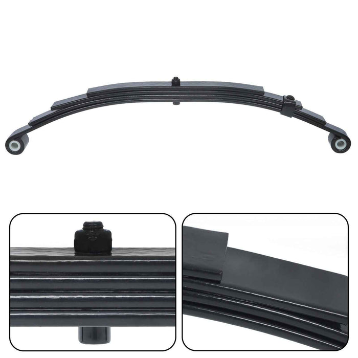 DURAFORCE 3500lb Single Trailer Axle Suspension Kit 1750lb 4 Leaf Springs with U bolt Kit