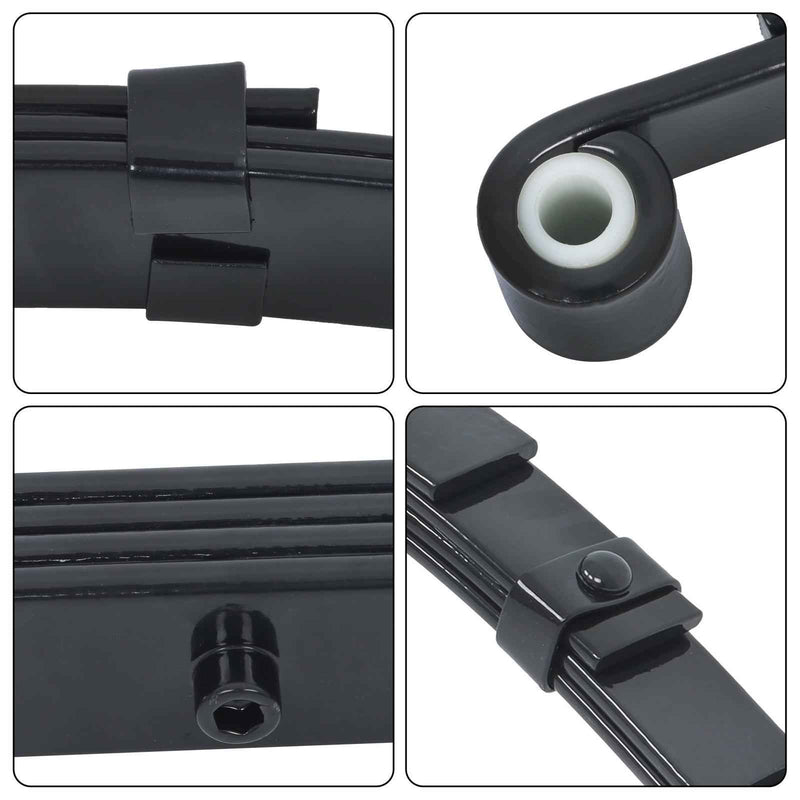 DURAFORCE 3500lb Single Trailer Axle Suspension Kit 1750lb 4 Leaf Springs with U bolt Kit