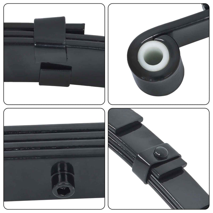 DURAFORCE 3500lb Single Trailer Axle Suspension Kit 1750lb 4 Leaf Springs with U bolt Kit