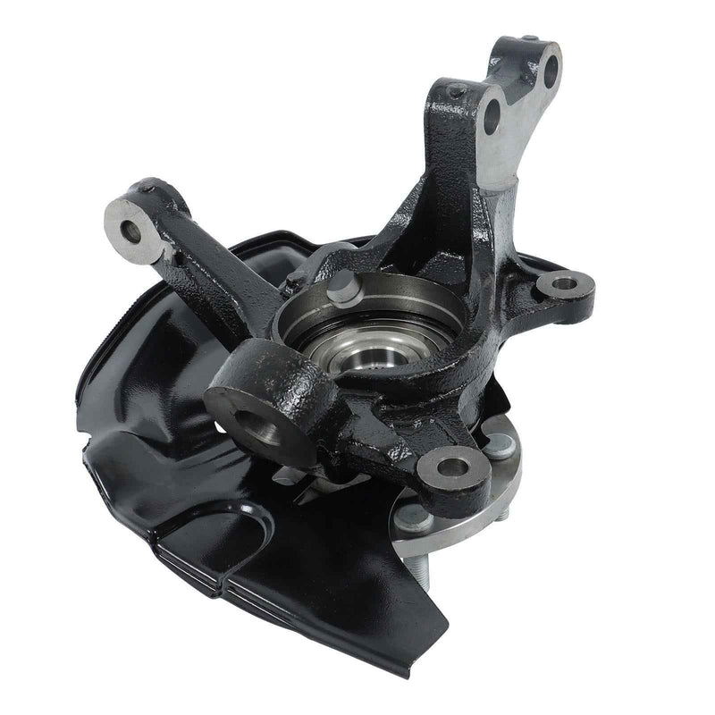 DURAFORCE Pair Front Steering Knuckle & Wheel Hub Bearings For Toyota Highlander 2.4L 3.3L