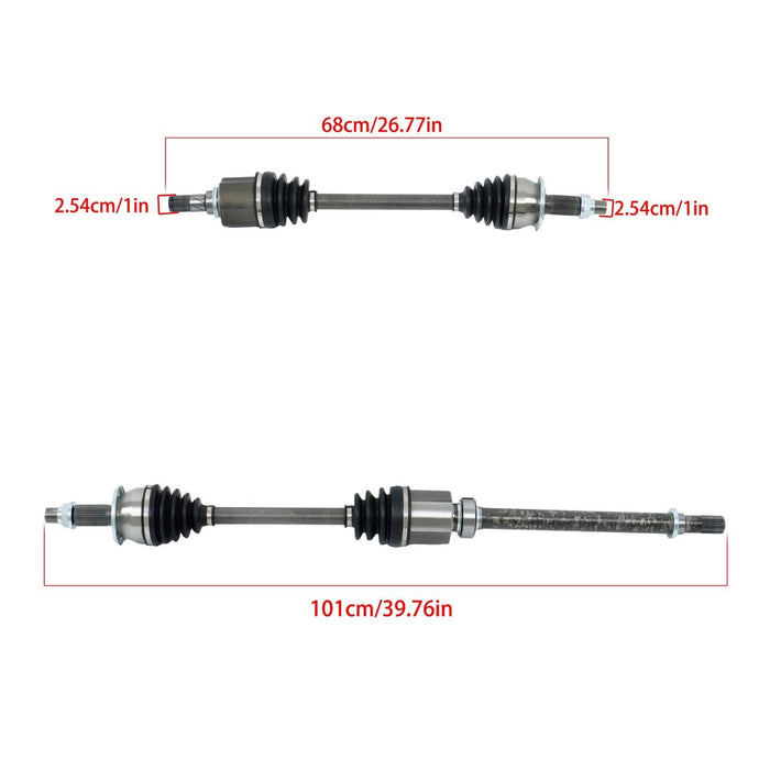 DURAFORCE NI-8393 NCV53138 2× Front Left+Right CV Axle Assembly For Nissan Altima 19-23