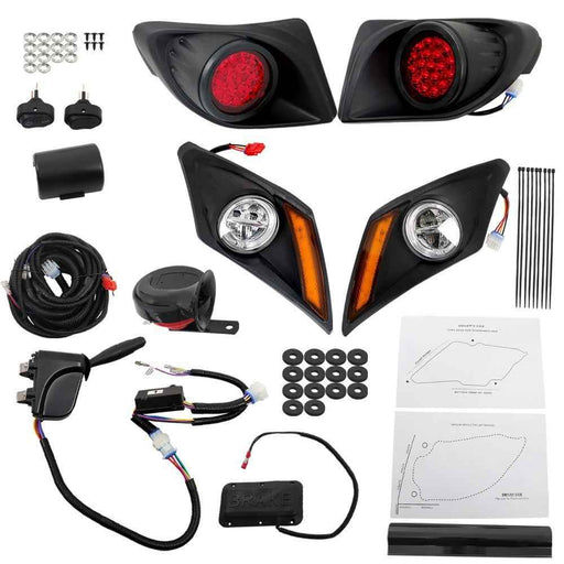 DURAFORCE Fit For Yamaha Drive2 2017+ Golf Cart LED Deluxe Street Legal Set Light Kit New