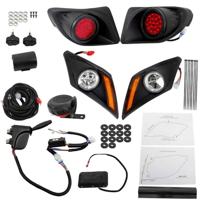 DURAFORCE Fit For Yamaha Drive2 2017+ Golf Cart LED Deluxe Street Legal Set Light Kit New