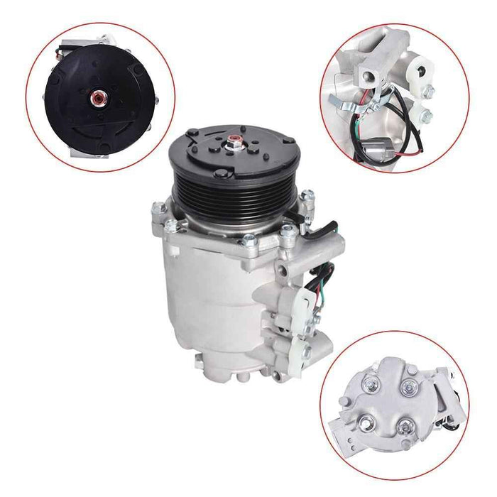 DURAFORCE A/C Compressor w/Clutch For Honda CR-V 2.4L l4 10345240 2003-2004 2005