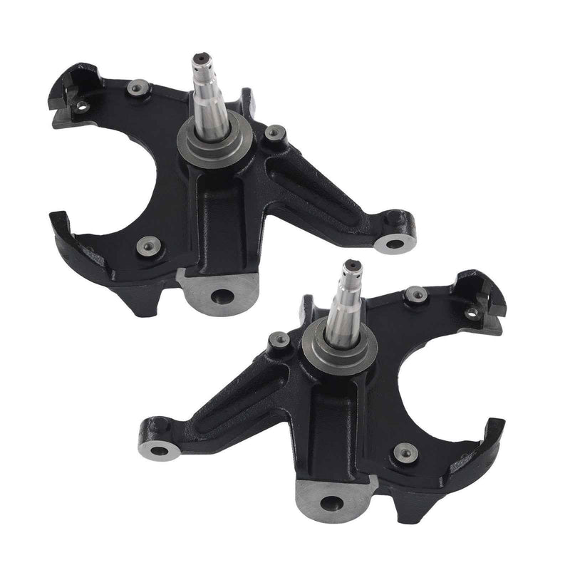 DURAFORCE For Chevrolet C10 Pickup 1973-1974 3" Drop Spindles Lowering Kit 1" Rotor LH RH