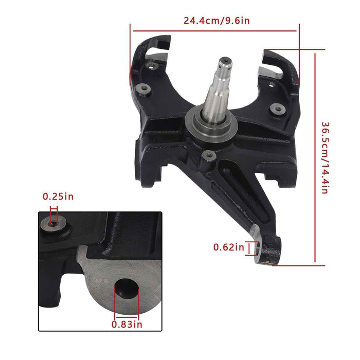 DURAFORCE For Chevrolet C10 Pickup 1973-1974 3" Drop Spindles Lowering Kit 1" Rotor LH RH