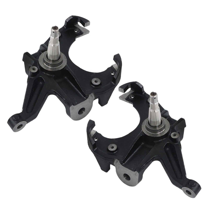 DURAFORCE For Chevrolet C10 Pickup 1973-1974 3" Drop Spindles Lowering Kit 1" Rotor LH RH