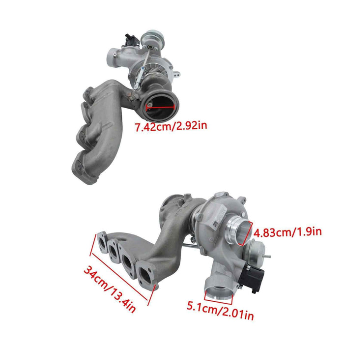 DURAFORCE For Mercedes-Benz C300 2015-2020 E300 C350E 2016-2018 2.0L Turbo Turbocharger