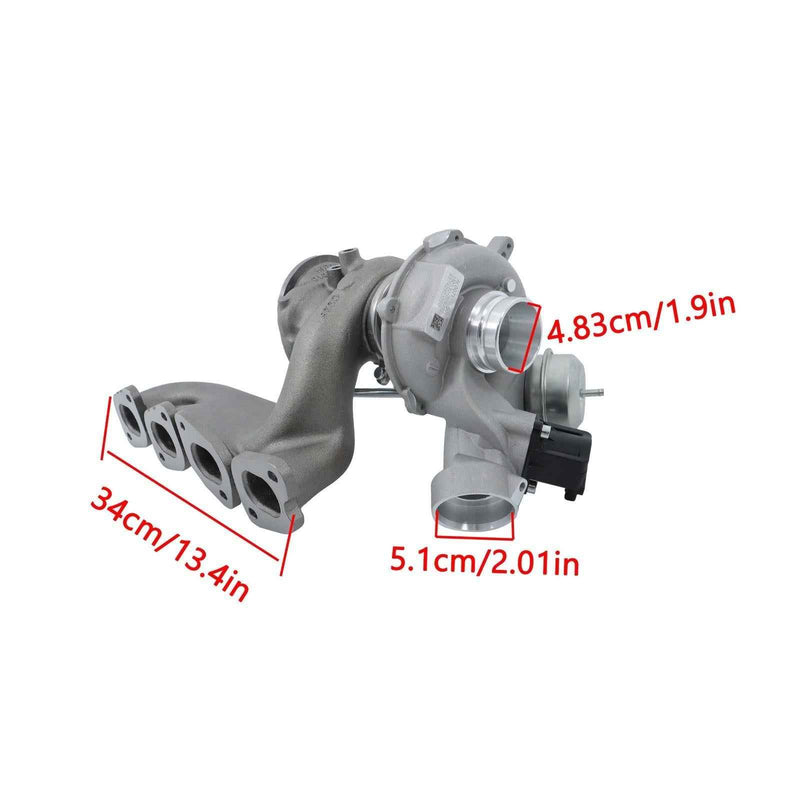 DURAFORCE For Mercedes-Benz C300 2015-2020 E300 C350E 2016-2018 2.0L Turbo Turbocharger