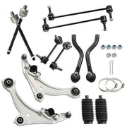 DURAFORCE Front Lower Control Arm Tie Rod Sway Bar Kit 12Pcs For 2009-2014 Nissan Maxima