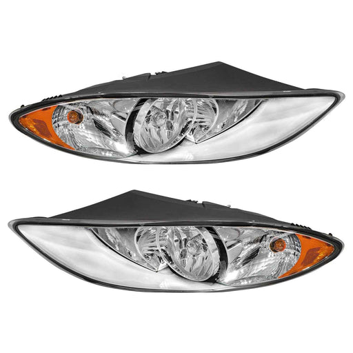 DURAFORCE For International ProStar 08-16 3596016C93 L&R Headlights Headlamp 3596015C93