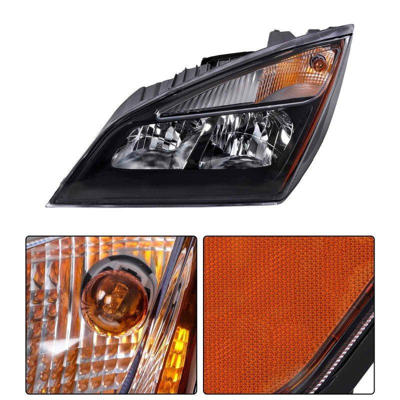 DURAFORCE Headlamp Left Side Headlight Haloge Bulb A6601512002 For Freightliner Cascadia