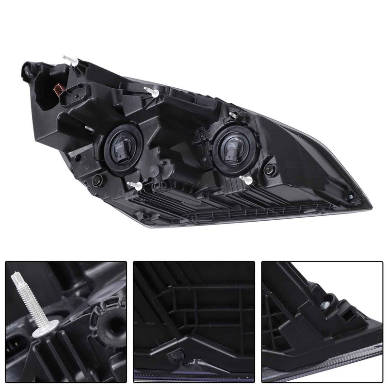 DURAFORCE Headlamp Left Side Headlight Haloge Bulb A6601512002 For Freightliner Cascadia