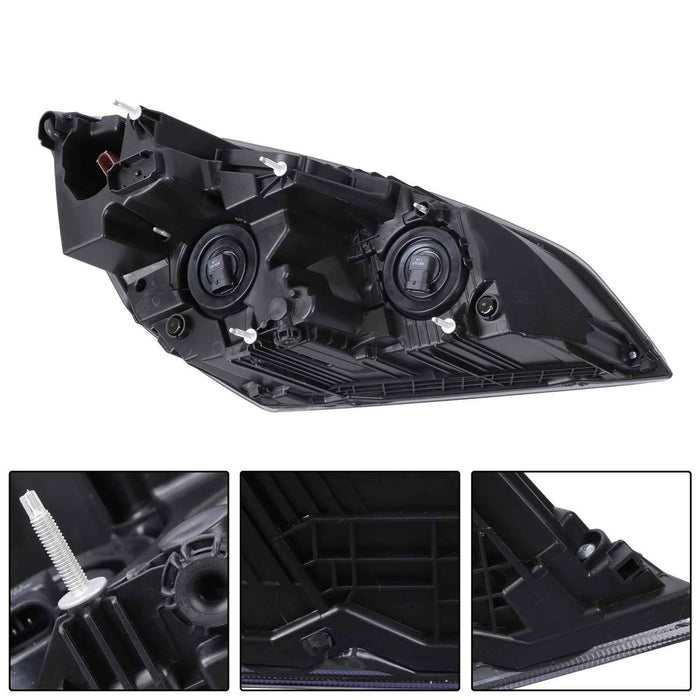 DURAFORCE Headlamp Left Side Headlight Haloge Bulb A6601512002 For Freightliner Cascadia