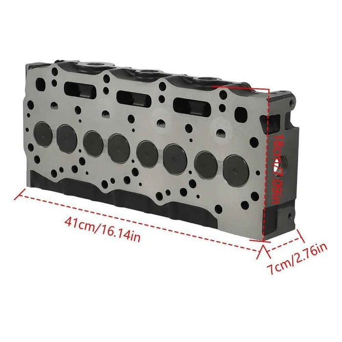 DURAFORCE Complete Cylinder Head 111011030 For Perkins 3024C/T C2.2T 404D-22 Engine