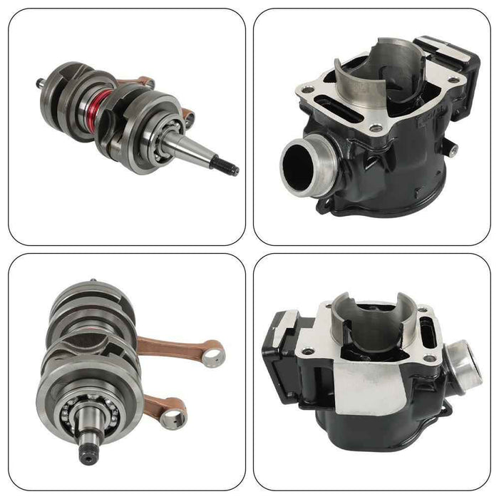 DURAFORCE New Engine For Yamaha Banshee 350 Crankshaft Cylinder Block Kit 1987-2006 ATV