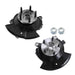 DURAFORCE Front L&R Wheel Hub Bearing Steering Knuckles For Ford Edge 2011 2012 2013 2014