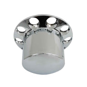 DURAFORCE 4 Pack Rear Wheel Axle Hub Cover Kit Nut Covers Chrome Semi ABS Plastic 33 MM