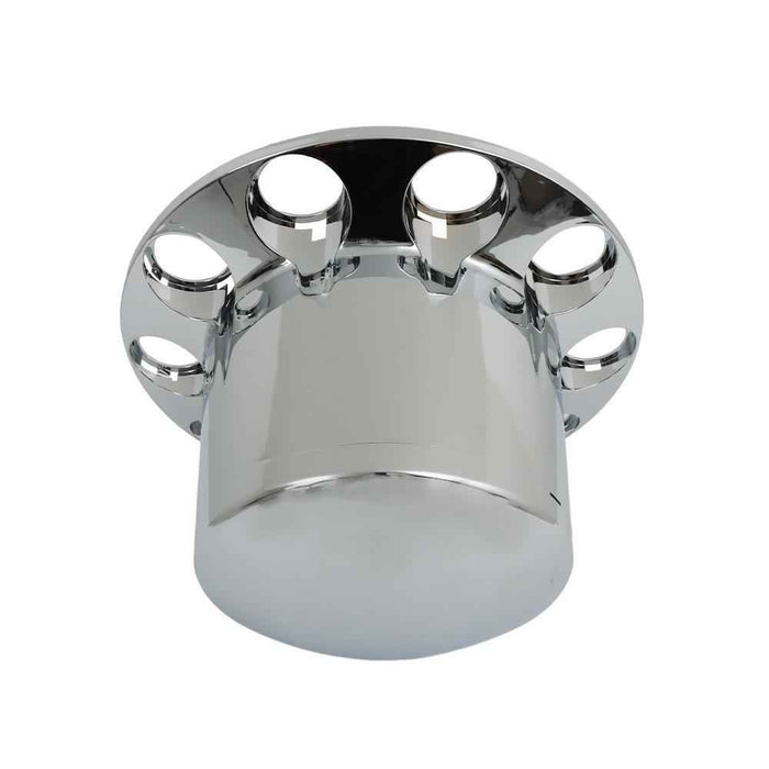 DURAFORCE 4 Pack Rear Wheel Axle Hub Cover Kit Nut Covers Chrome Semi ABS Plastic 33 MM