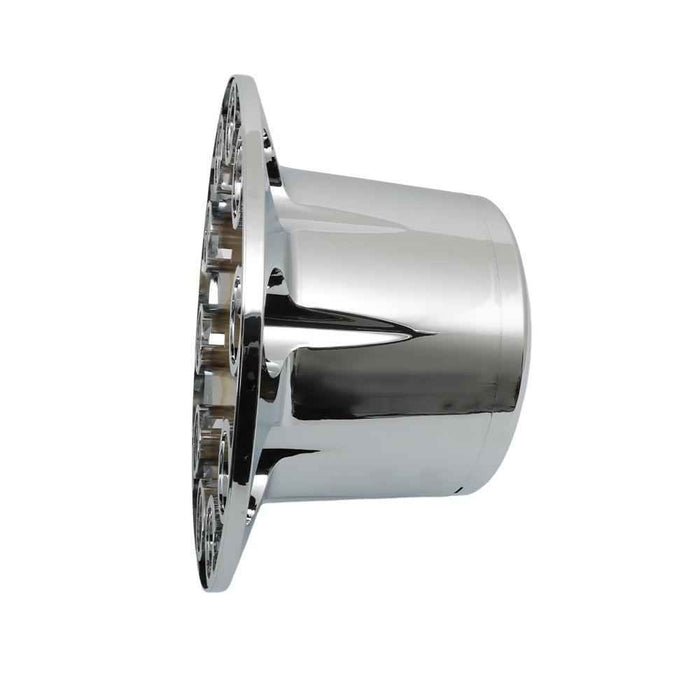 DURAFORCE 4 Pack Rear Wheel Axle Hub Cover Kit Nut Covers Chrome Semi ABS Plastic 33 MM