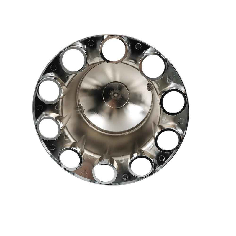 DURAFORCE 4 Pack Rear Wheel Axle Hub Cover Kit Nut Covers Chrome Semi ABS Plastic 33 MM