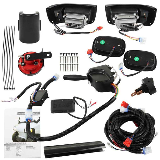 DURAFORCE LED Headlight and Tail Light Kit For Club Car DS 1993-UP Carts Golf Cart