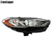 DURAFORCE Headlight Assy For 2017-2019 Ford Fusion Halogen w/LED DRL Chrome Passenger Side