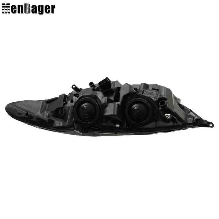 DURAFORCE Headlight Assy For 2017-2019 Ford Fusion Halogen w/LED DRL Chrome Passenger Side