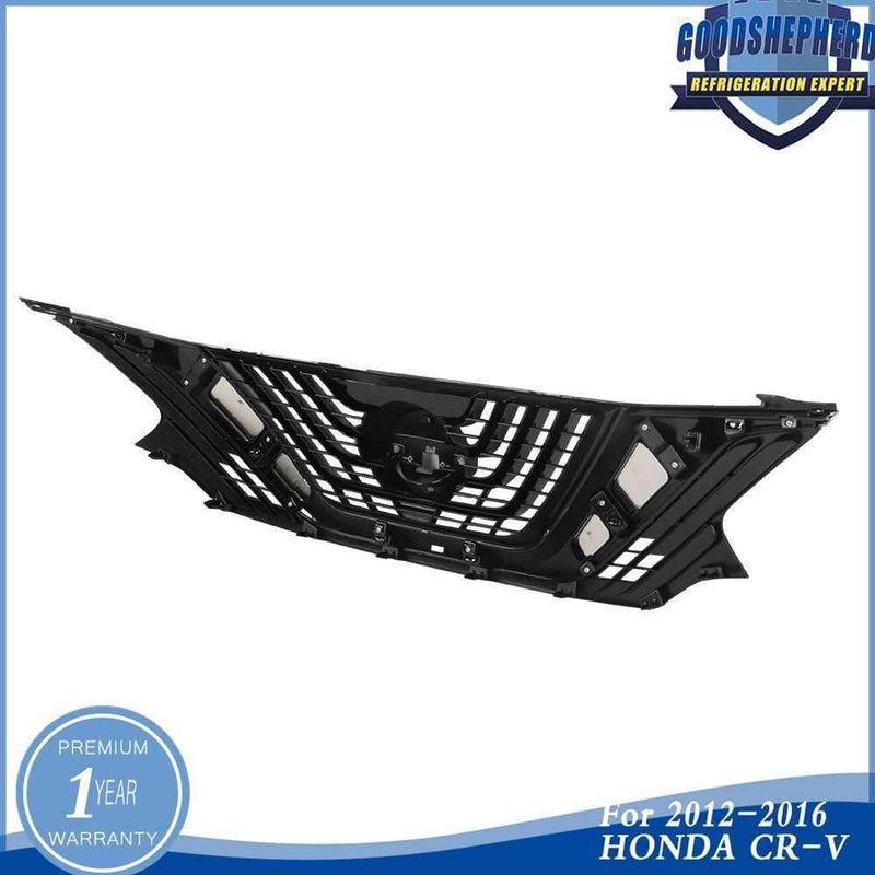DURAFORCE Front Upper Bumper Grille Plastic Chrome & Black For Nissan Murano 2015 16-2018