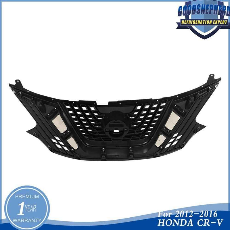 DURAFORCE Front Upper Bumper Grille Plastic Chrome & Black For Nissan Murano 2015 16-2018