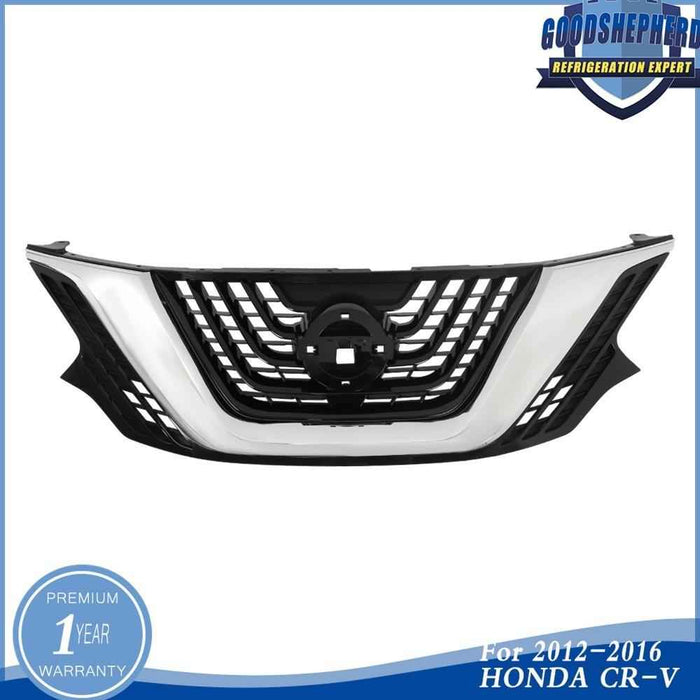 DURAFORCE Front Upper Bumper Grille Plastic Chrome & Black For Nissan Murano 2015 16-2018
