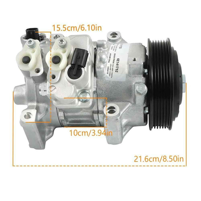 DURAFORCE A/C Compressor + Clutch For Toyota Corolla Auris 1.8L l4 2009 2010 2011 2012
