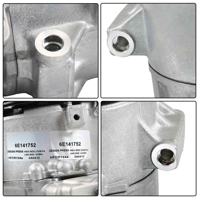 DURAFORCE A/C Compressor + Clutch For Toyota Corolla Auris 1.8L l4 2009 2010 2011 2012