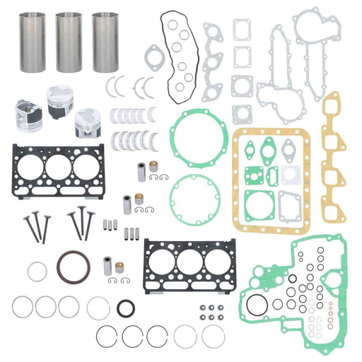 DURAFORCE Overhaul Rebuild Kit Fit for Kubota D1503 Engine Tractor L2900 L3000 Excavator