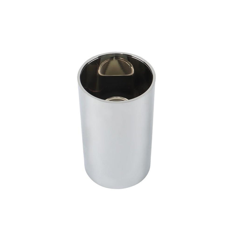 DURAFORCE 4 Pack 33mm Chrome Semi Truck Rear Wheel Axle Covers W/ Hub Caps Lug Nuts Set