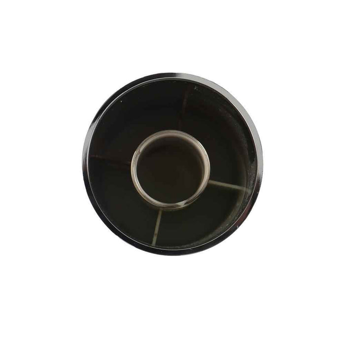 DURAFORCE 4 Pack 33mm Chrome Semi Truck Rear Wheel Axle Covers W/ Hub Caps Lug Nuts Set