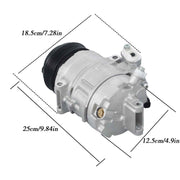 DURAFORCE For Ford For Explorer 2011-15 3.5L Air Conditioning Compressor W/Clutch CO 9777C