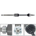 DURAFORCE For Nissan Rogue 2008 2009-2013 CV Axle Shaft Front Left & Right Set NCV53911