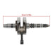 DURAFORCE For Honda Rancher 420 TRX420 2014-2024 Crankshaft + Bearing 13000-HR3-A40 ATV