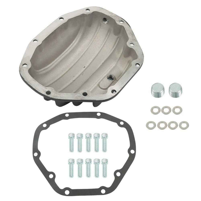 DURAFORCE For Ram Ford F-350 Dana 80 10 Bolt Rear Differential Cover Aluminum with Gasket
